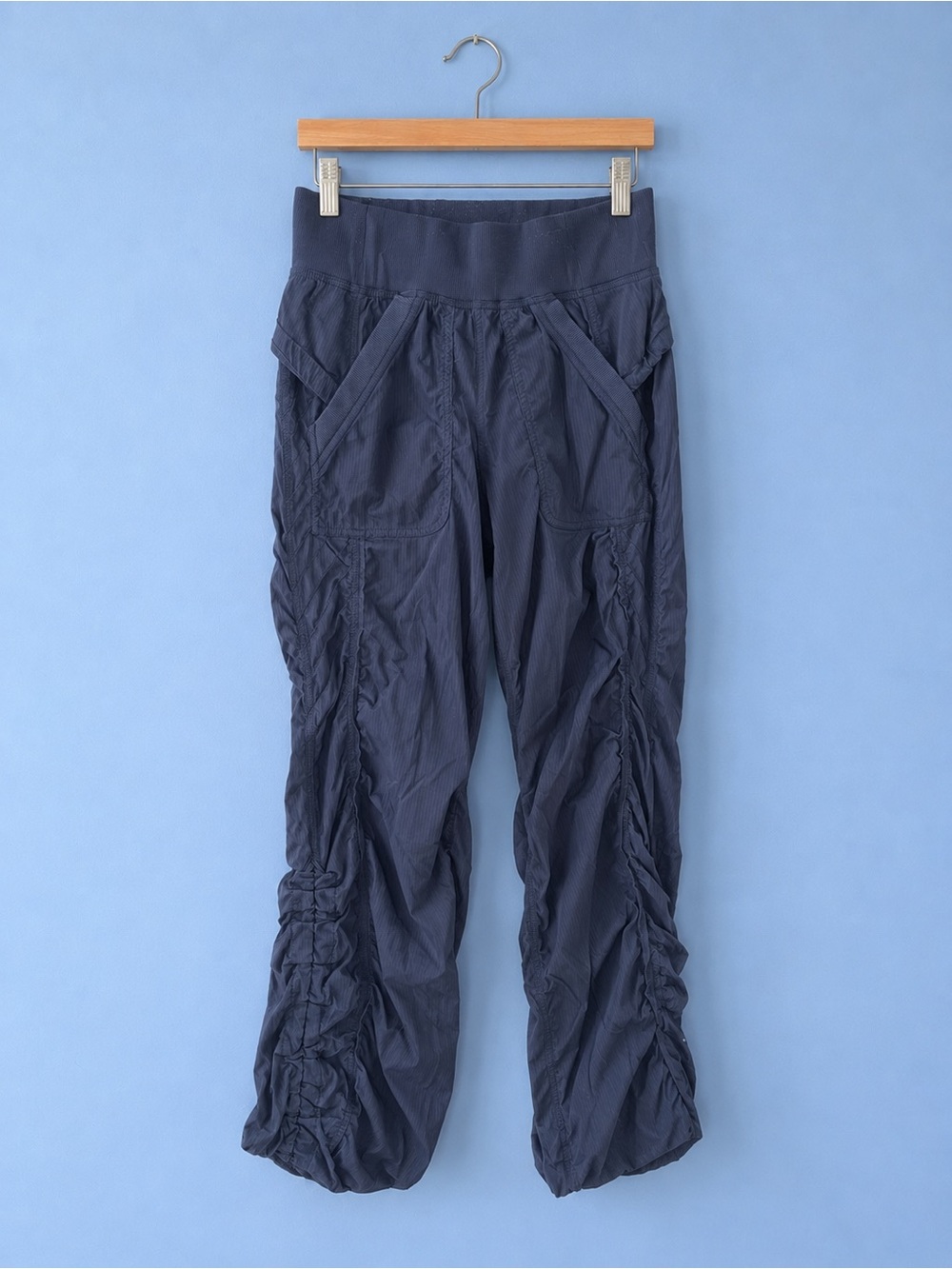 Lululemon Women's Navy Ruched Studio Pants